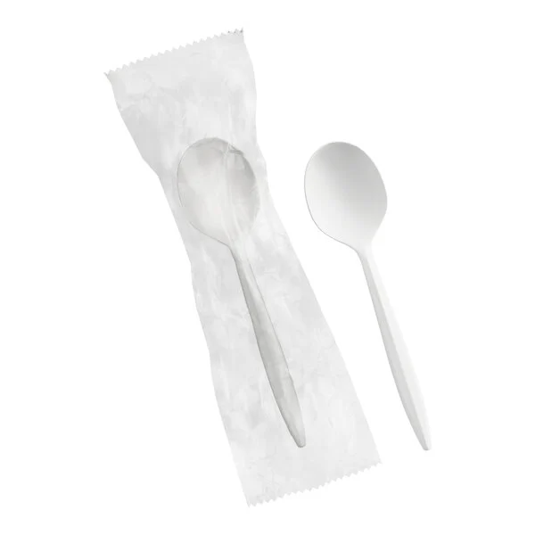 Soup Spoon, PP, Medium Weight, White, 10/100/1000 (37PPSS)