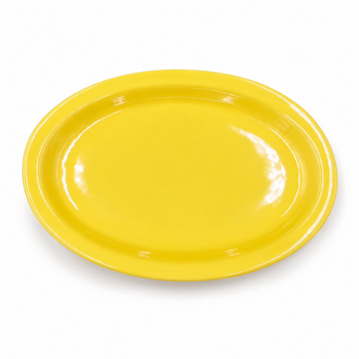 PLATTER, OVAL, 11-1/2" X 9-3/8", MARIGOLD, NARROW RIM, VERACRUZ