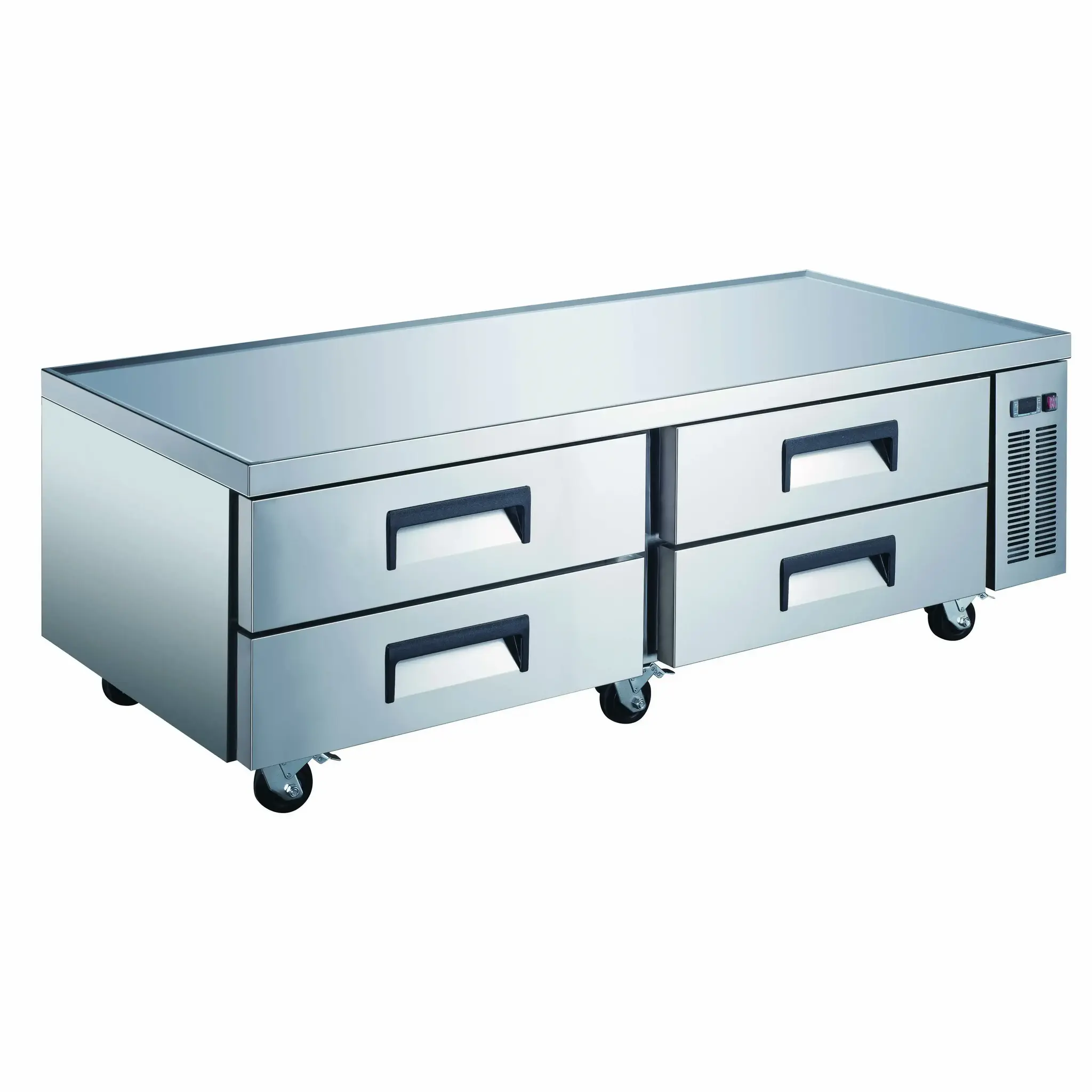 Chef Base Cooler; 4 Drawers; Stainless Steel.